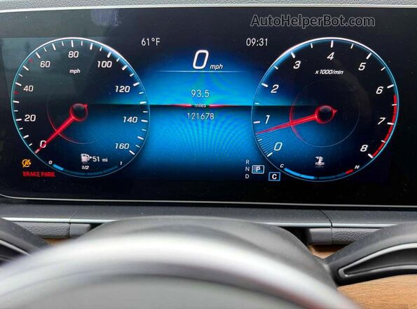 4JGFB4KE3LA035534 2020 MERCEDES-BENZ GLE Black Vista del cuadro de instrumentos