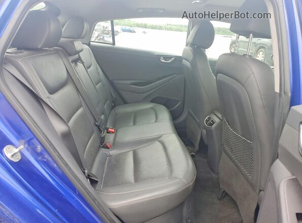 KMHC05LC5KU110419 2019 HYUNDAI IONIQ Blue Vista interior trasera