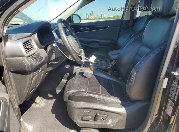 5XYPK4A56KG543375 2019 KIA SORENTO Black 