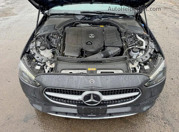 W1KAF4HBXNR044032 2022 MERCEDES-BENZ C Gray Widok deski rozdzielczej