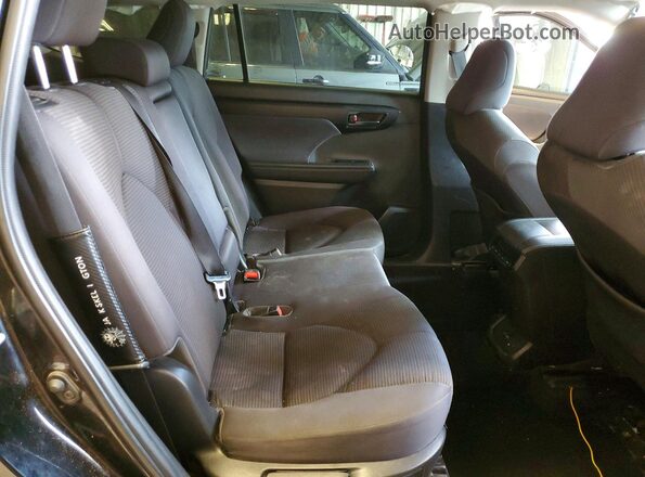 5TDBZRBH1NS587805 2022 TOYOTA HIGHLANDER Black 