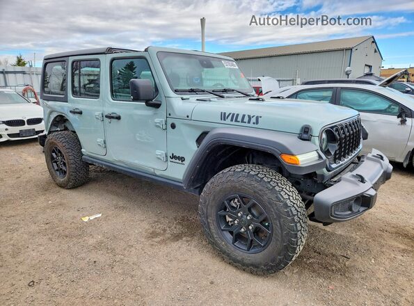 1C4PJXDN2RW159994 2024 JEEP WRANGLER Gray Դիմացի տեսք