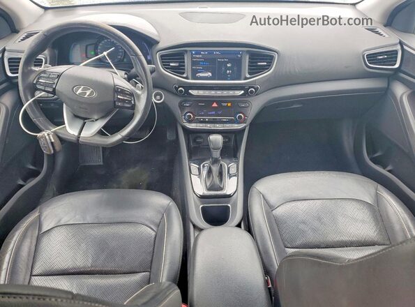 KMHC05LC5KU110419 2019 HYUNDAI IONIQ Blue Vista del cuadro de instrumentos