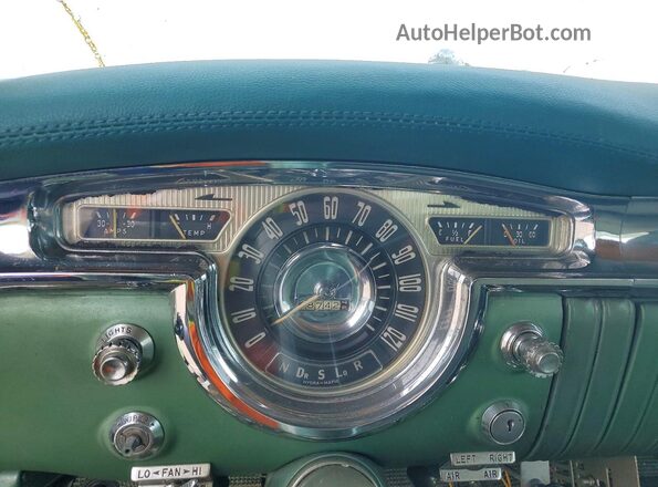 549M29193 1954 OLDSMOBILE 98 White Instrument cluster view