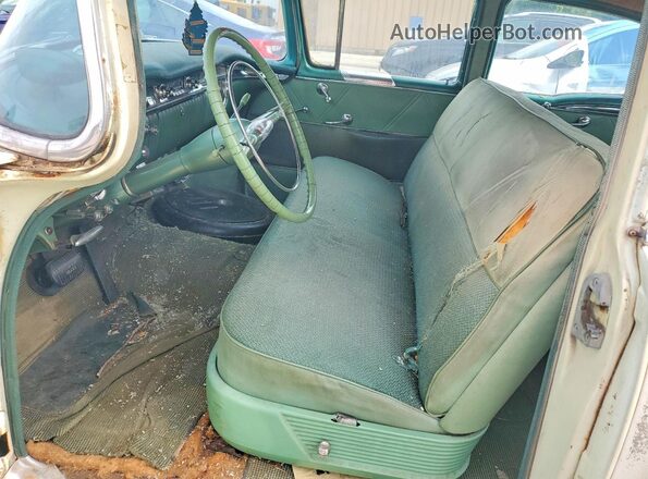 549M29193 1954 OLDSMOBILE 98 White Front interior view