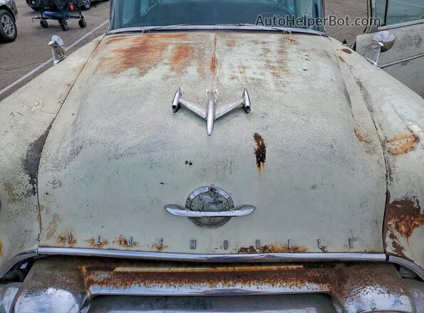 549M29193 1954 OLDSMOBILE 98 White Rear interior view