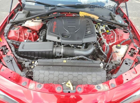 ZARFAMAN4K7599798 2019 ALFA ROMEO GIULIA Red Вид підкапотного простору