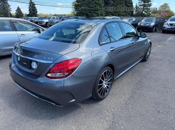 55SWF6EB0JU242794 2018 MERCEDES-BENZ C Gray Առջևի աջ