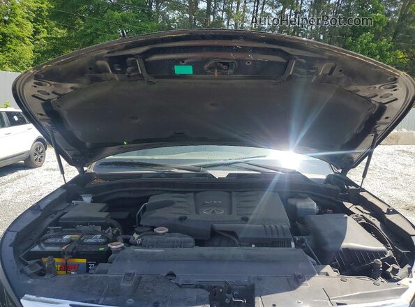 JN8AZ2NF7G9613570 2016 INFINITI QX80 Black Widok naklejki z numerem VIN