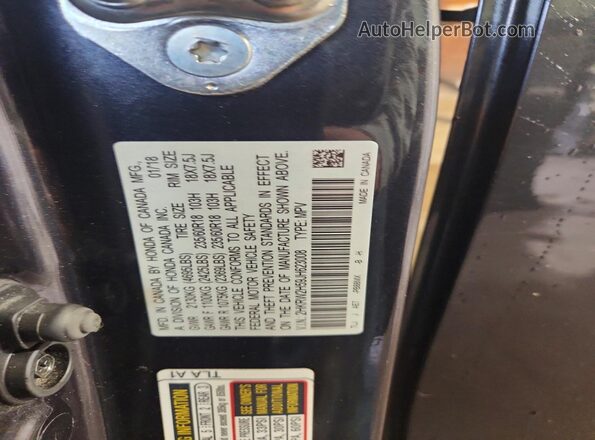 2HKRW2H59JH623008 2018 HONDA CR-V Gray 