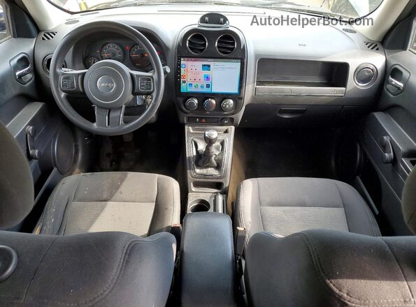 1C4NJPBA1GD807745 2016 JEEP PATRIOT Black ხელსაწყოთა პანელის ხედი