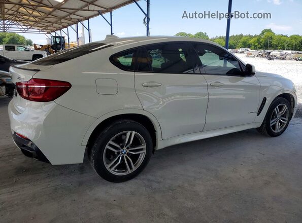 5UXKU0C53J0G80953 2018 BMW X6 White Delantero derecho