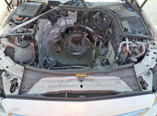 55SWF4JBXHU201125 2017 MERCEDES-BENZ C White Engine compartment view