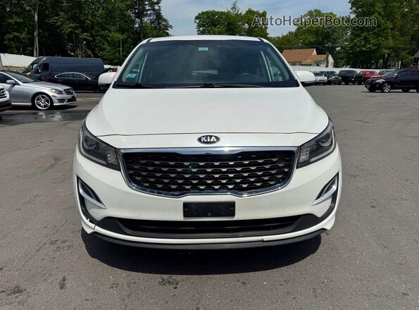KNDMB5C18K6525496 2019 KIA SEDONA White Widok komory silnika