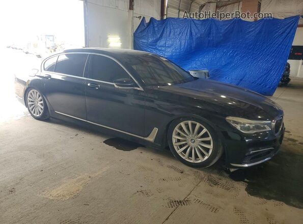 WBA7F0C50GGL99687 2016 BMW 7 SERIES Black Vista frontal