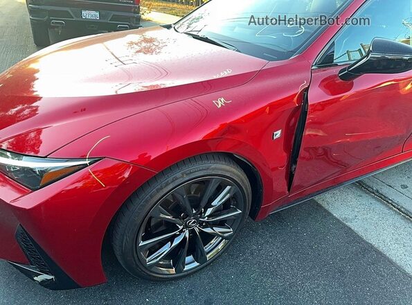 JTHGZ1B23S5093139 2025 LEXUS IS Red Вид підкапотного простору