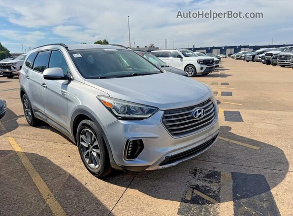 KM8SMDHF3HU179406 2017 HYUNDAI SANTA Silver 