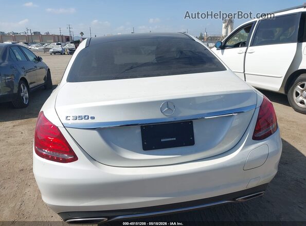 55SWF4HB9JU271761 2018 MERCEDES-BENZ C 350E Белый 