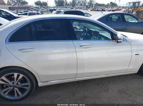 55SWF4HB9JU271761 2018 MERCEDES-BENZ C 350E Белый Вид задней части салона