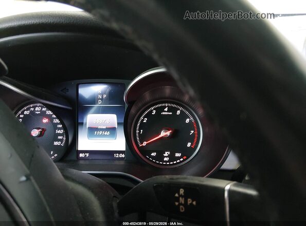 55SWF4JB0GU131651 2016 MERCEDES-BENZ C-CLASS White Widok tylnych siedzeń