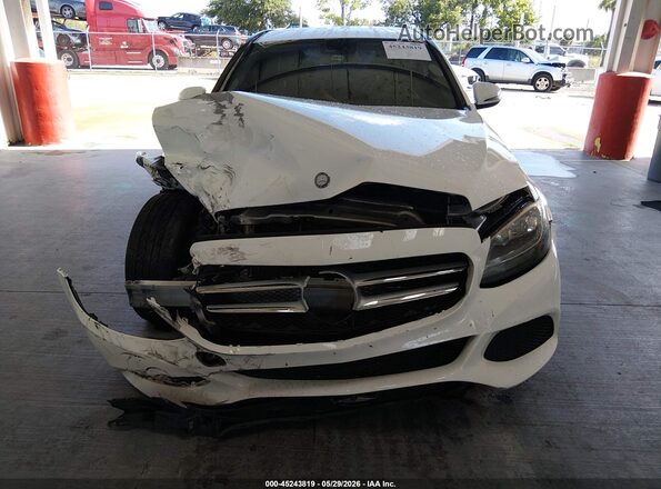 55SWF4JB0GU131651 2016 MERCEDES-BENZ C-CLASS White Widok deski rozdzielczej