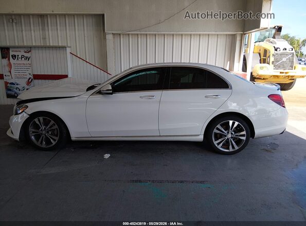 55SWF4JB0GU131651 2016 MERCEDES-BENZ C-CLASS White Widok wnętrza z tyłu