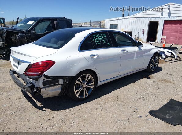 55SWF4JB0GU150006 2016 MERCEDES-BENZ C-CLASS White Rear right