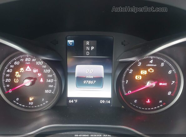 55SWF4JB0JU263879 2018 MERCEDES-BENZ C-CLASS White Widok tylnych siedzeń