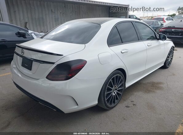 55SWF4JB0JU263879 2018 MERCEDES-BENZ C-CLASS White Tył prawy