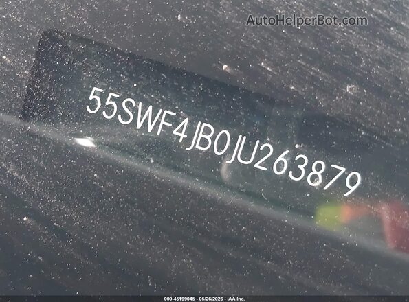 55SWF4JB0JU263879 2018 MERCEDES-BENZ C-CLASS White Widok komory silnika