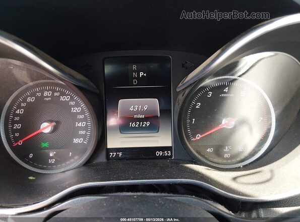 55SWF4JB1GU106323 2016 MERCEDES-BENZ C-CLASS Серый Вид задних сидений