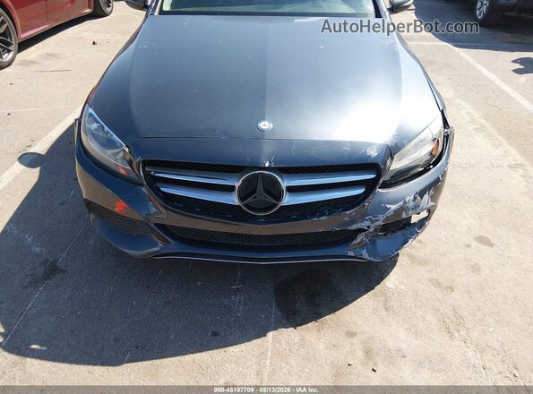 55SWF4JB1GU106323 2016 MERCEDES-BENZ C-CLASS Серый Вид спереди