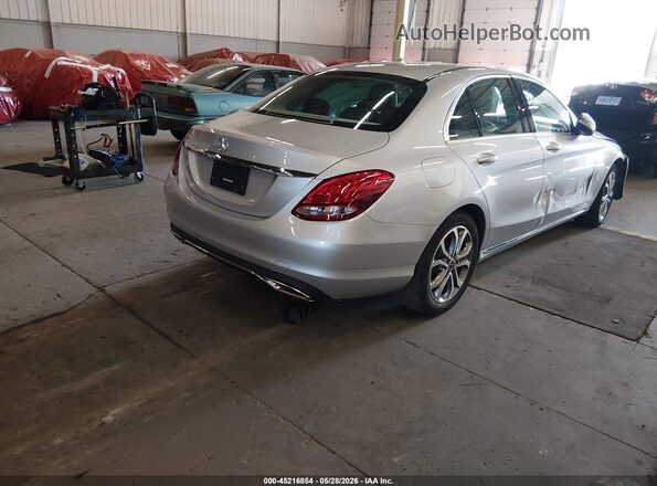 55SWF4JB1JU245116 2018 MERCEDES-BENZ C-CLASS Silver უკანა მარჯვენა