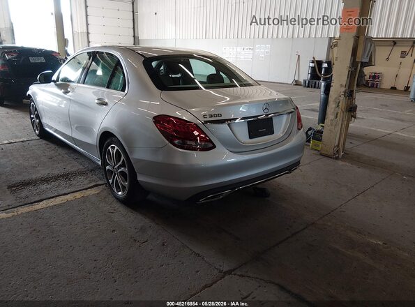 55SWF4JB1JU245116 2018 MERCEDES-BENZ C-CLASS Silver უკანა მარცხენა