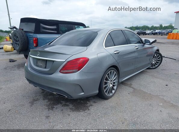 55SWF4JB2GU146491 2016 MERCEDES-BENZ C-CLASS Silver Trasero derecho