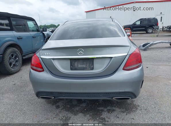 55SWF4JB2GU146491 2016 MERCEDES-BENZ C-CLASS Silver 