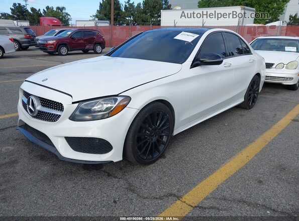 55SWF4JB2HU226018 2017 MERCEDES-BENZ C-CLASS White 