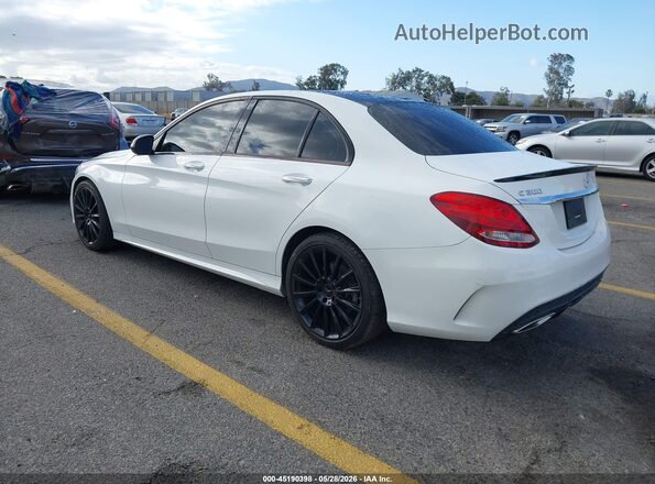 55SWF4JB2HU226018 2017 MERCEDES-BENZ C-CLASS White 