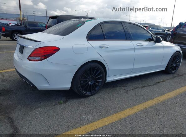 55SWF4JB2HU226018 2017 MERCEDES-BENZ C-CLASS White 