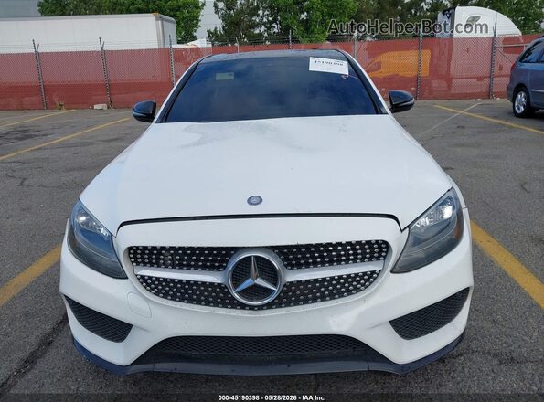 55SWF4JB2HU226018 2017 MERCEDES-BENZ C-CLASS White 