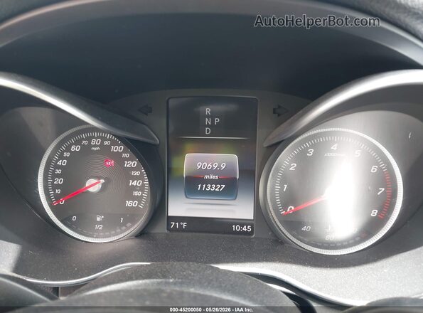 55SWF4JB2HU233423 2017 MERCEDES-BENZ C-CLASS Белый Вид задних сидений