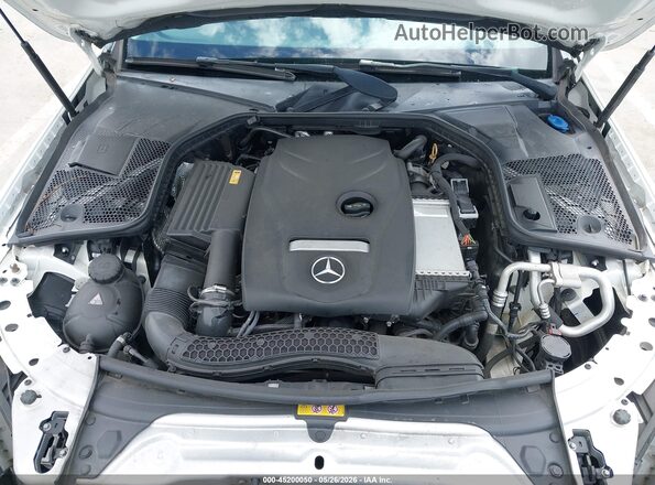 55SWF4JB2HU233423 2017 MERCEDES-BENZ C-CLASS Белый Вид сзади