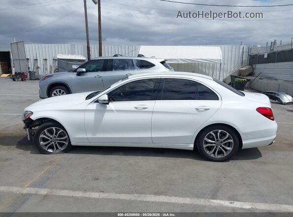55SWF4JB2HU233423 2017 MERCEDES-BENZ C-CLASS Белый Панорамный вид салона 360°