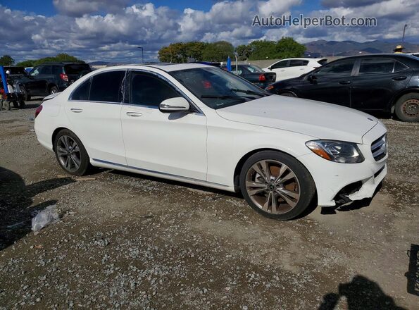 55SWF4JB2JU257520 2018 MERCEDES-BENZ C White 