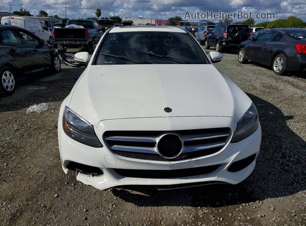 55SWF4JB2JU257520 2018 MERCEDES-BENZ C White 