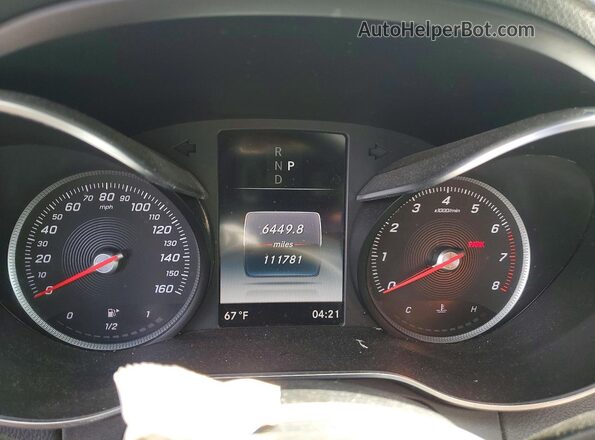 55SWF4JB2JU257520 2018 MERCEDES-BENZ C White 