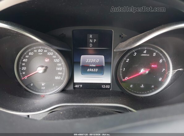 55SWF4JB2JU258411 2018 MERCEDES-BENZ C-CLASS Серебряный Вид задних сидений