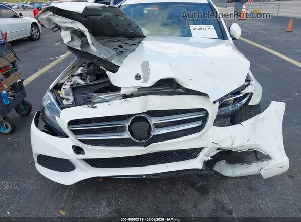 55SWF4JB2JU278996 2018 MERCEDES-BENZ C-CLASS White Vista frontal