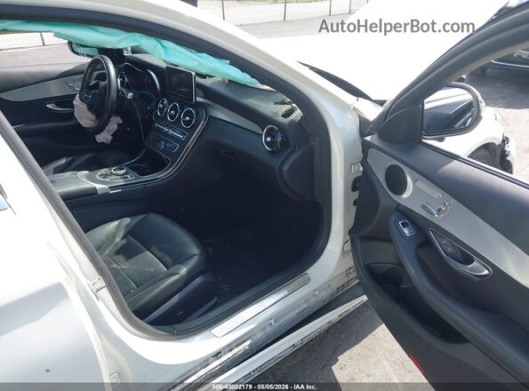 55SWF4JB2JU278996 2018 MERCEDES-BENZ C-CLASS White Vista interior delantera