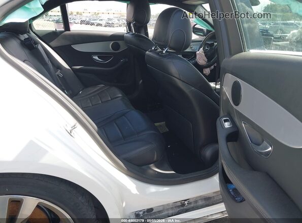 55SWF4JB2JU278996 2018 MERCEDES-BENZ C-CLASS White Vista de la etiqueta del VIN